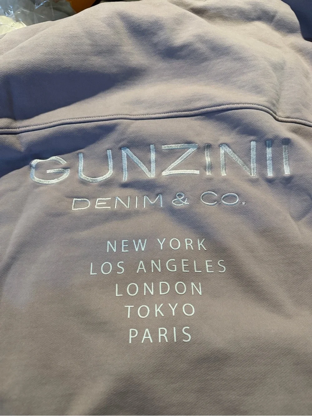 Gunzinii Crewneck Sweatshirt with Elbow Patches